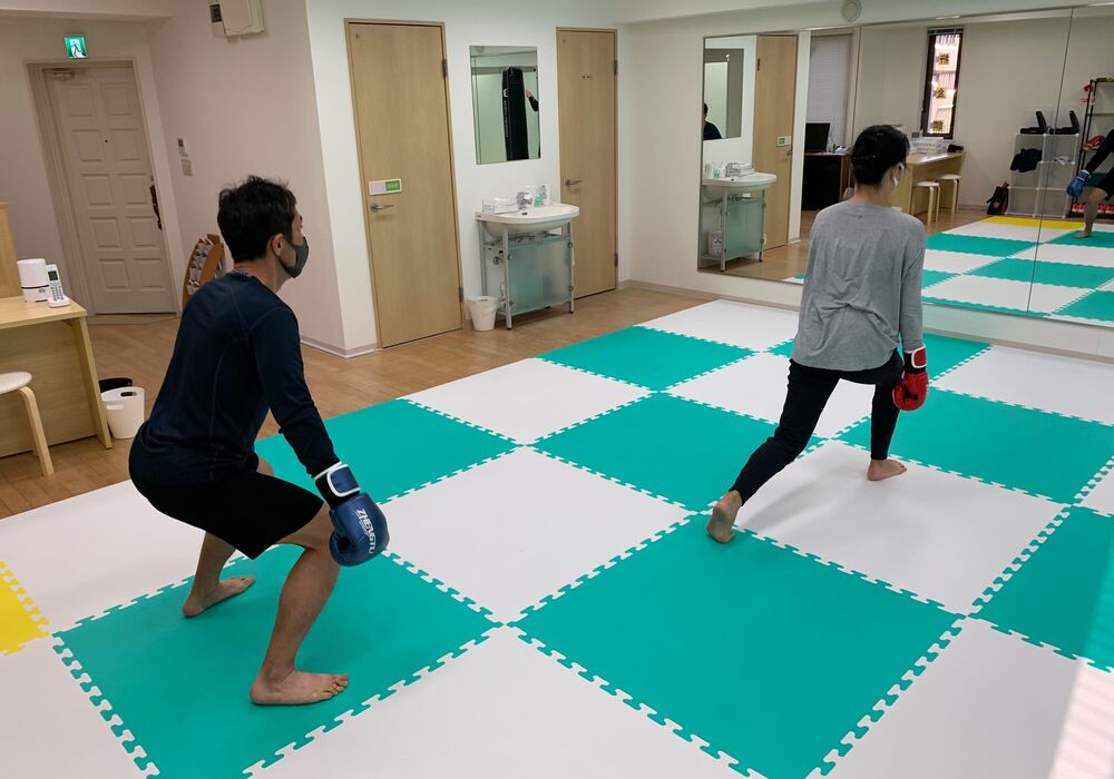 夫婦でトレーニング